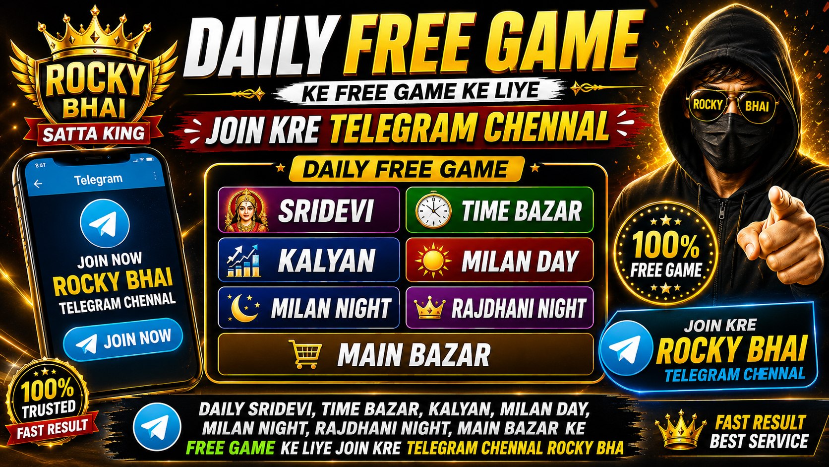 ROCKY BHAI GAME FIXER