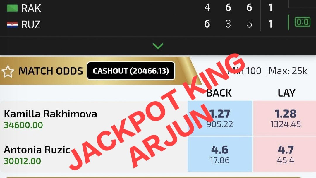 Tennis king 👑 Arjun