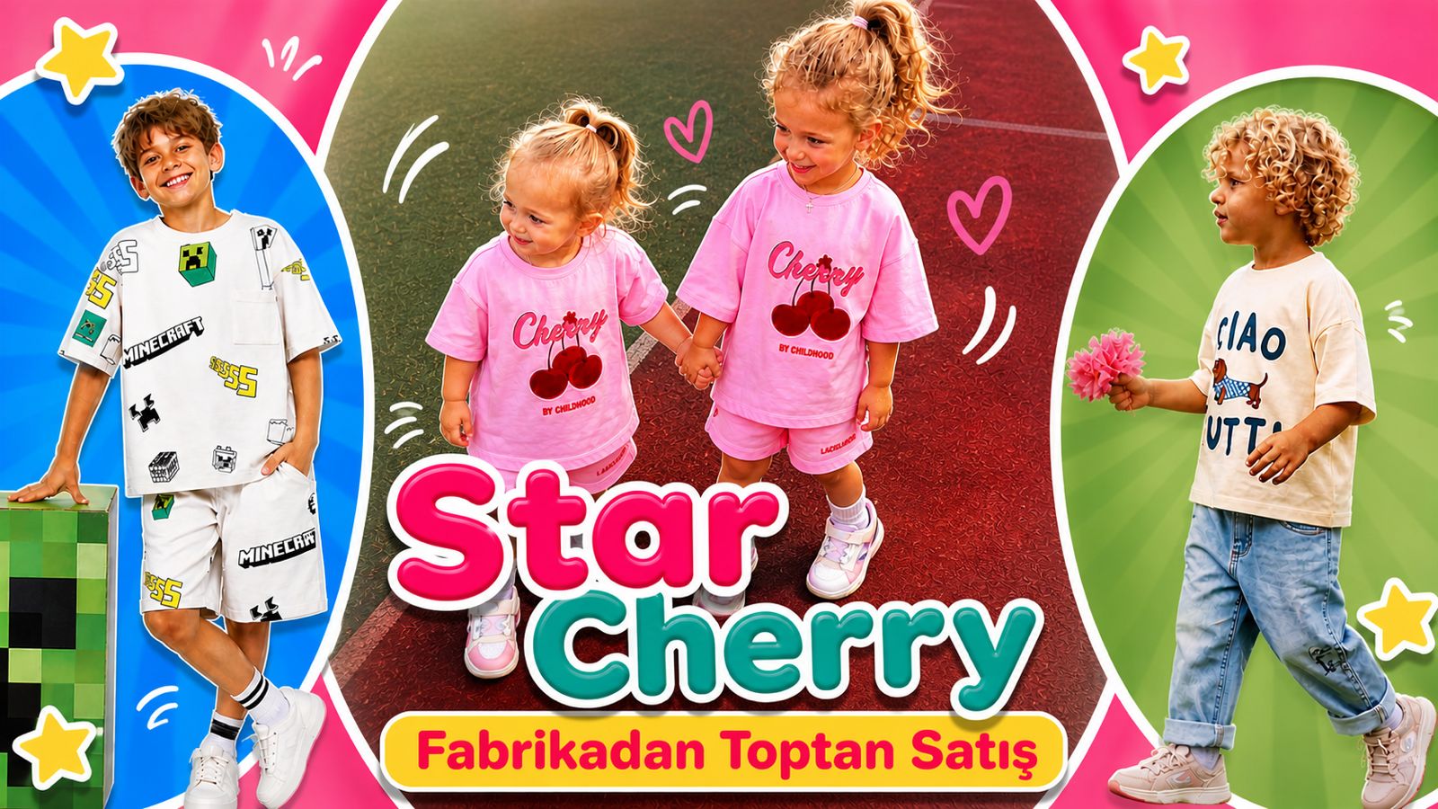 STAR CHERRY TOPTAN ÇOCUK GİYİM