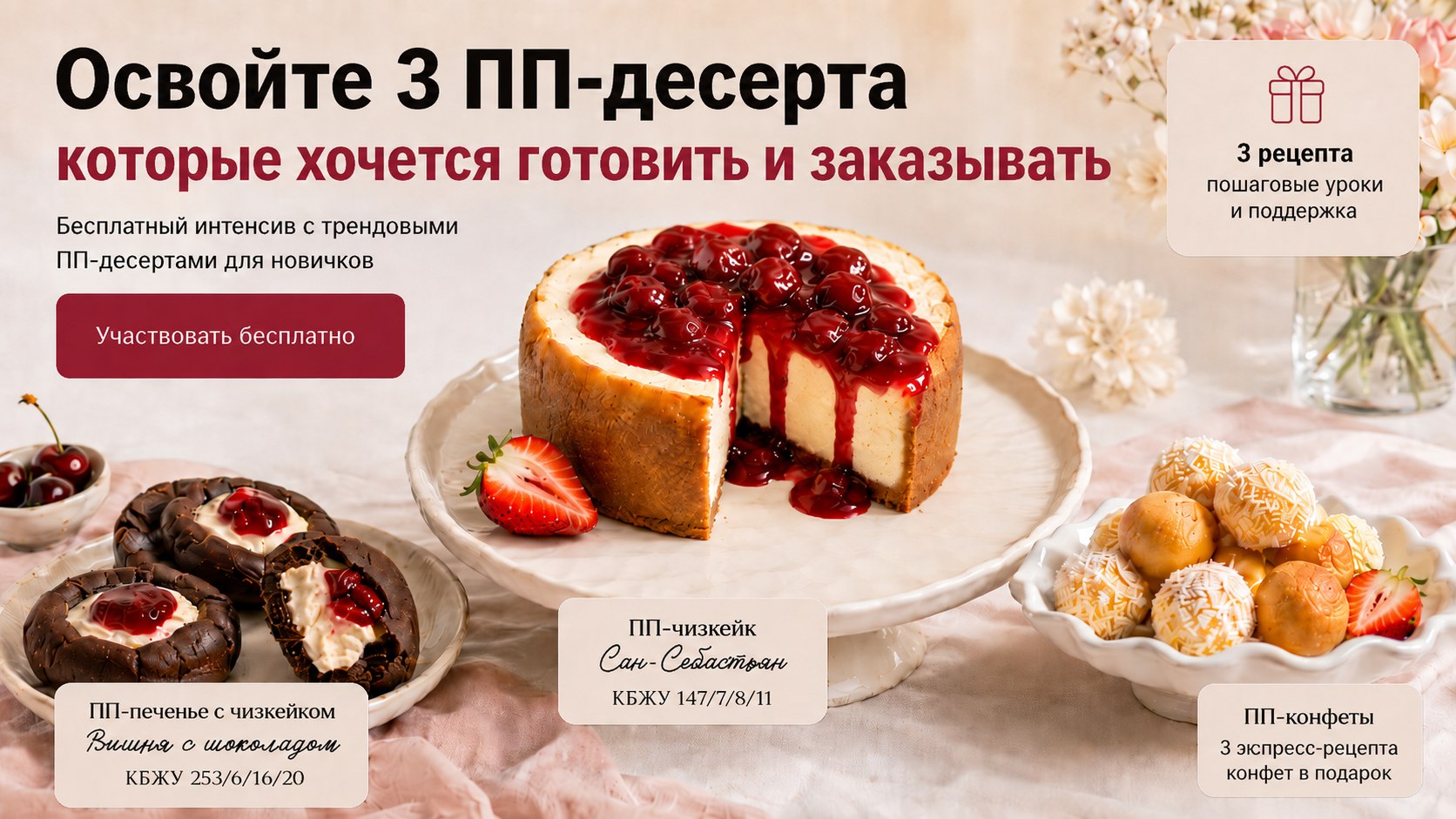 Рецепты без сахара и масла