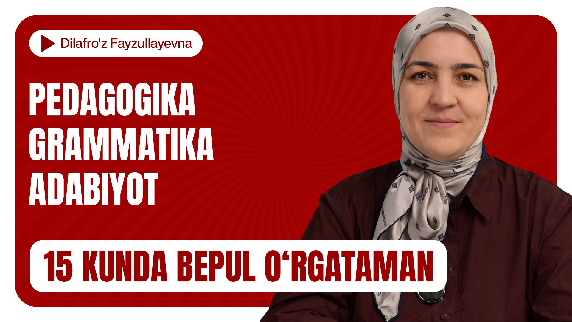 Dilafro'z Fayzullayevna | Habel | Ona tili