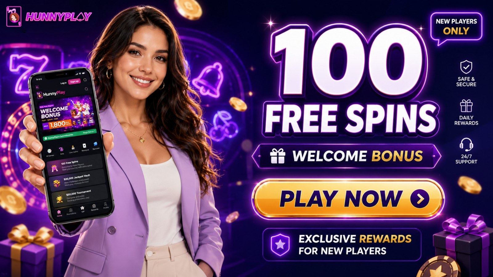 HunnyPlay Bonus Center📍